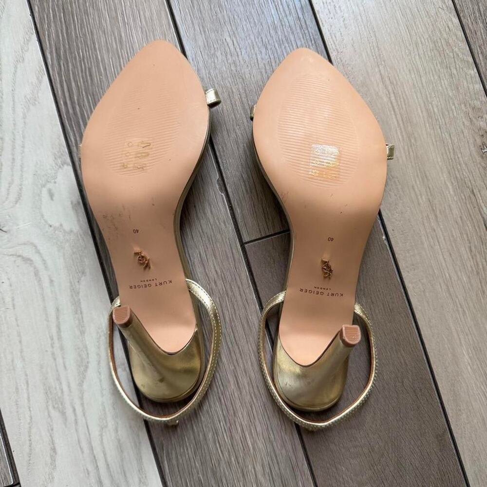 Kurt geiger london gold slingback - Picture 6 of 6